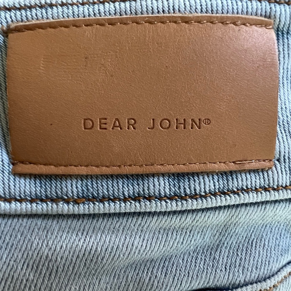 Dear John NEW Holly Light Wash High-Rise Cuffed Straight Leg Jeans Size 30 NWT - Picture 6 of 12